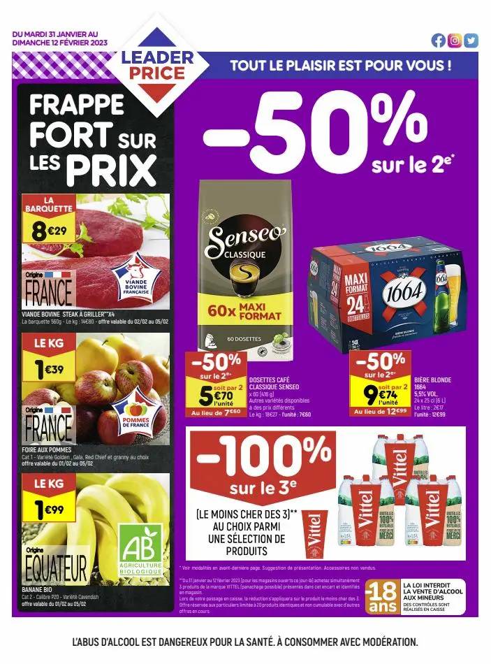 -50% sur le 2e