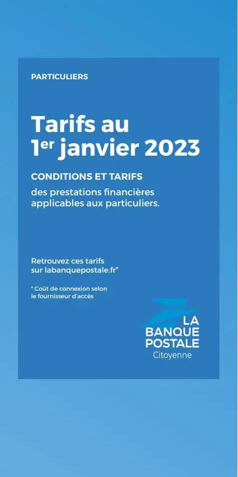 Tarifs Particuliers 2023