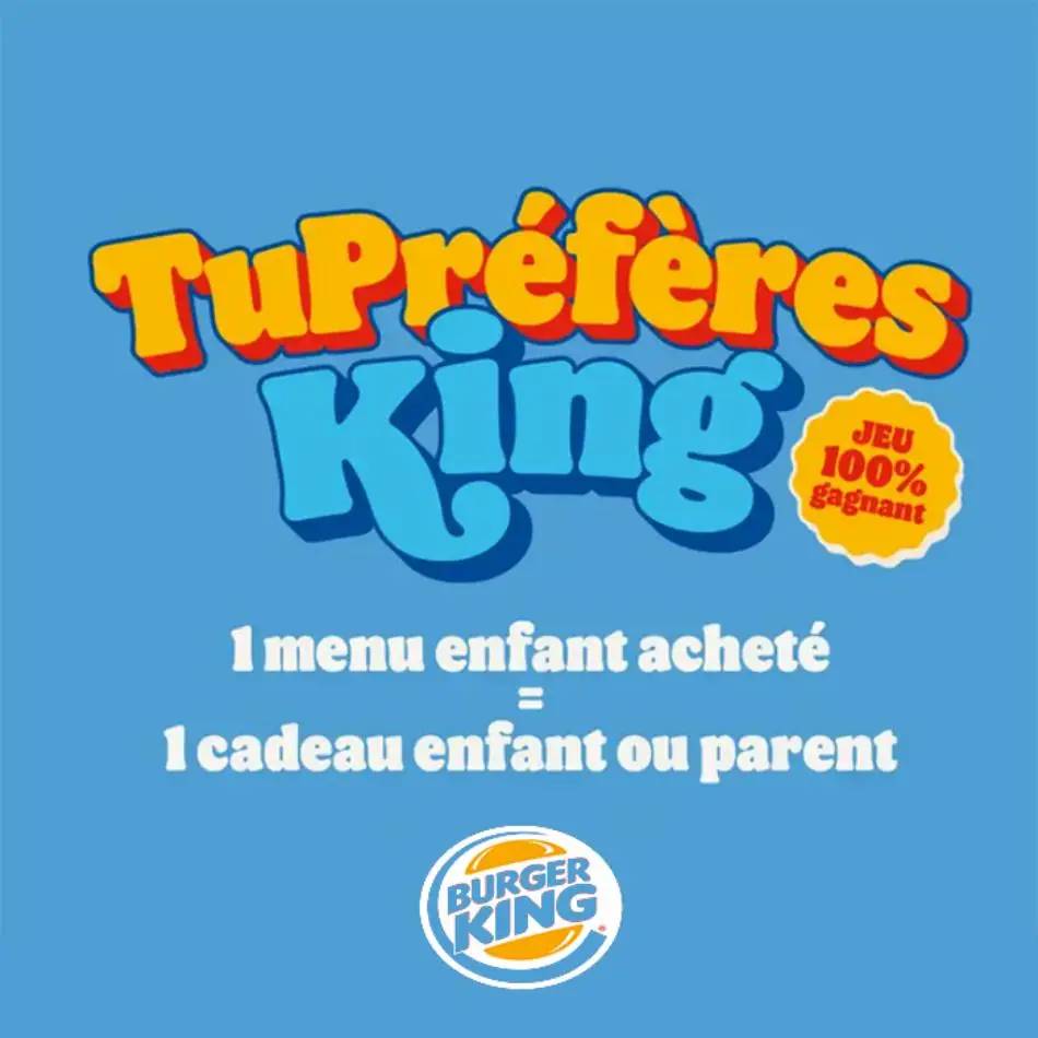 Tu Préfères King pour jouer !