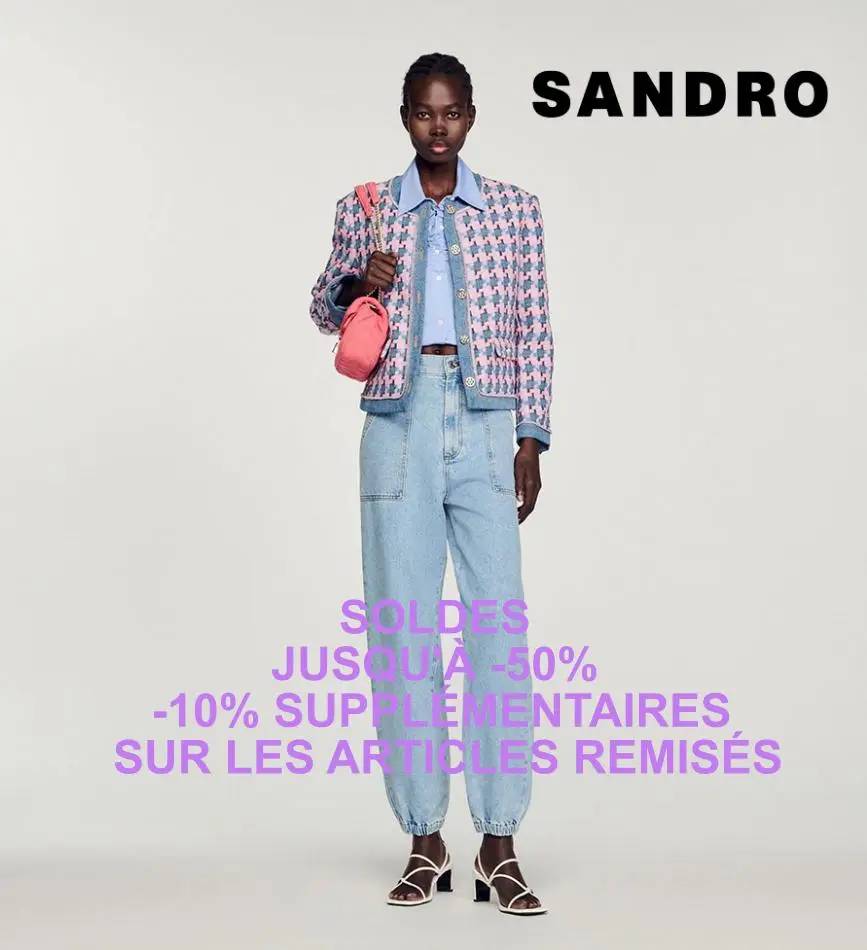 SOLDES JUSQU'À -50% SANDRO!