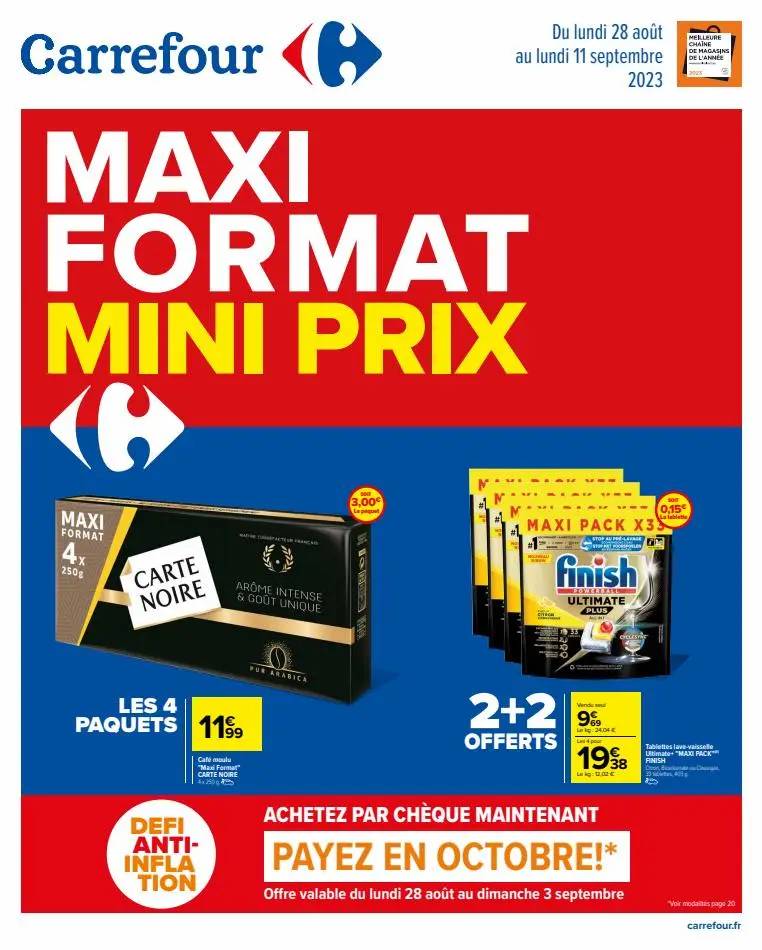 MAXI FORMAT MINI PRIX