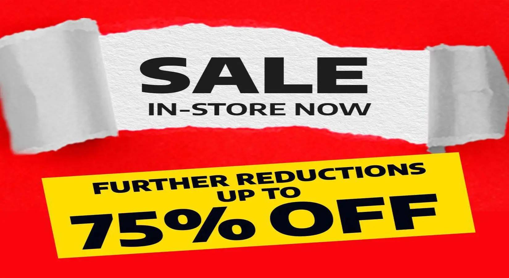 Sale Up To 75% Off