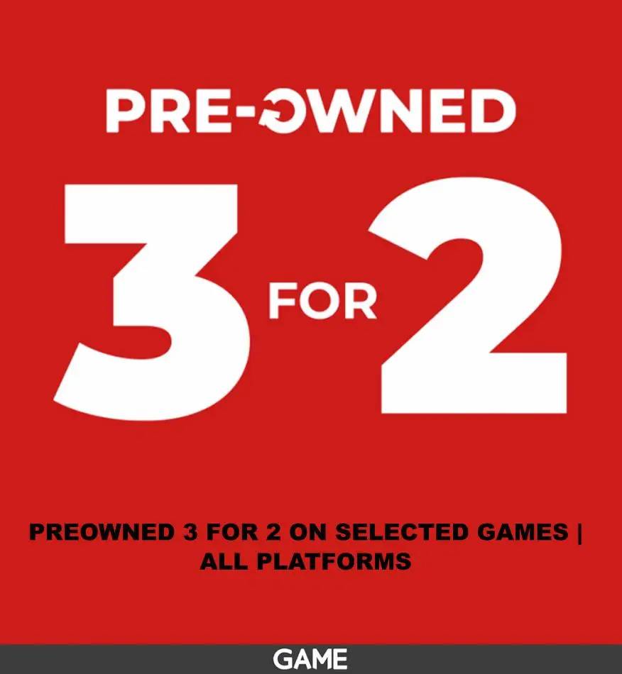 PREOWNED 3 FOR 2