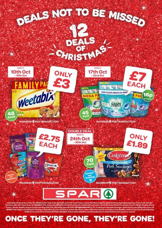 The 12 deals of Christmas at SPAR!