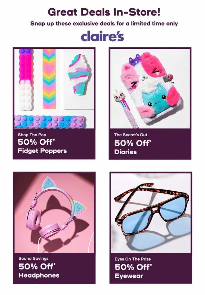 Great Deals - Claire's