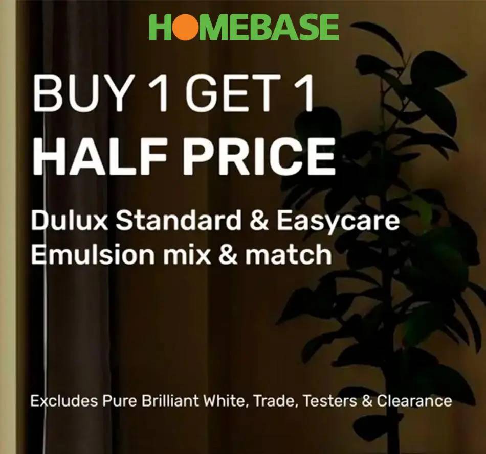 Buy 1 Get 1 Half Price