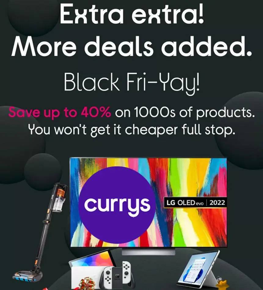 Offers Currys Black Friday!