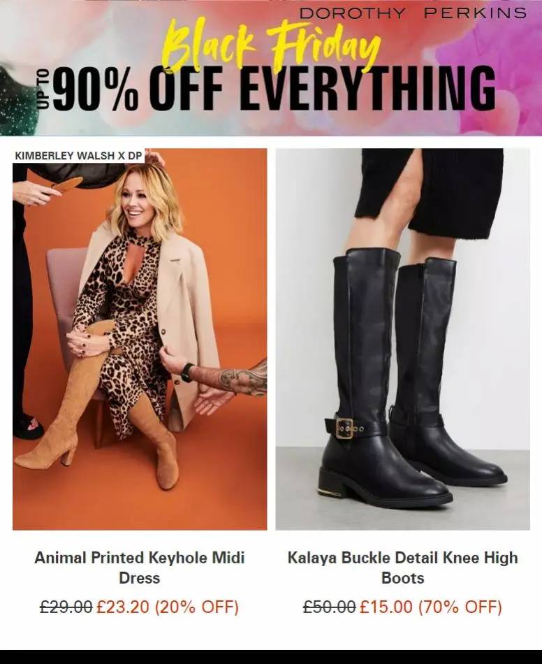 Offers Dorothy Perkins Black Friday!