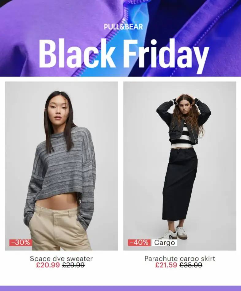 Offers Pull & Bear Black Friday!