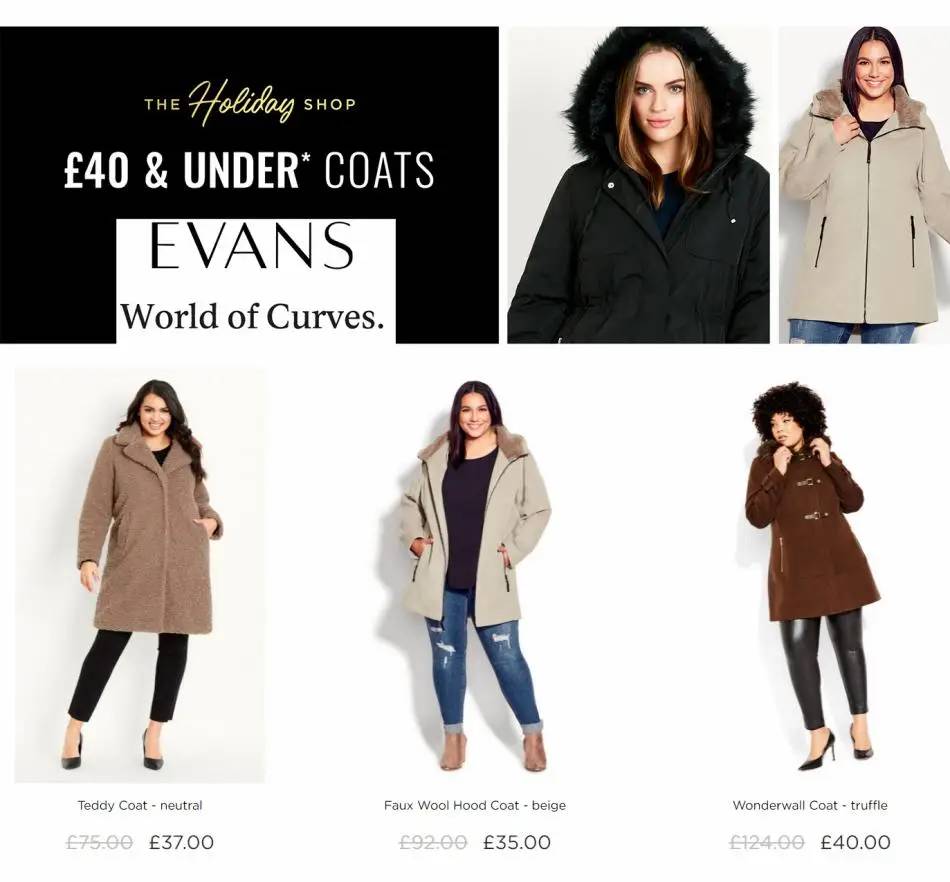 Coats - £40 & Under