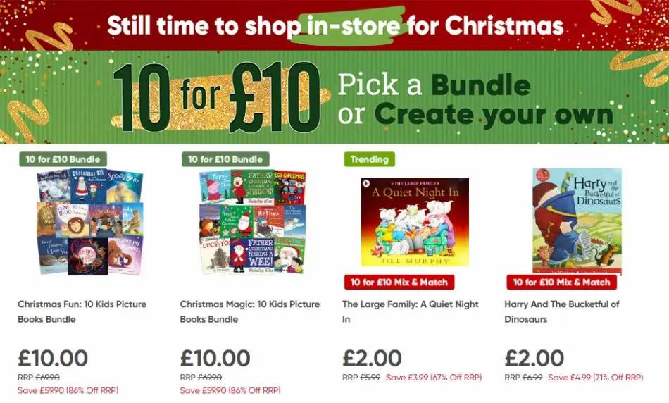 10 for £10 Kids Picture Books