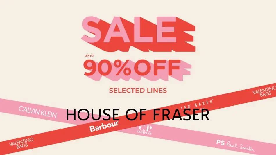 Sale up to 90% off