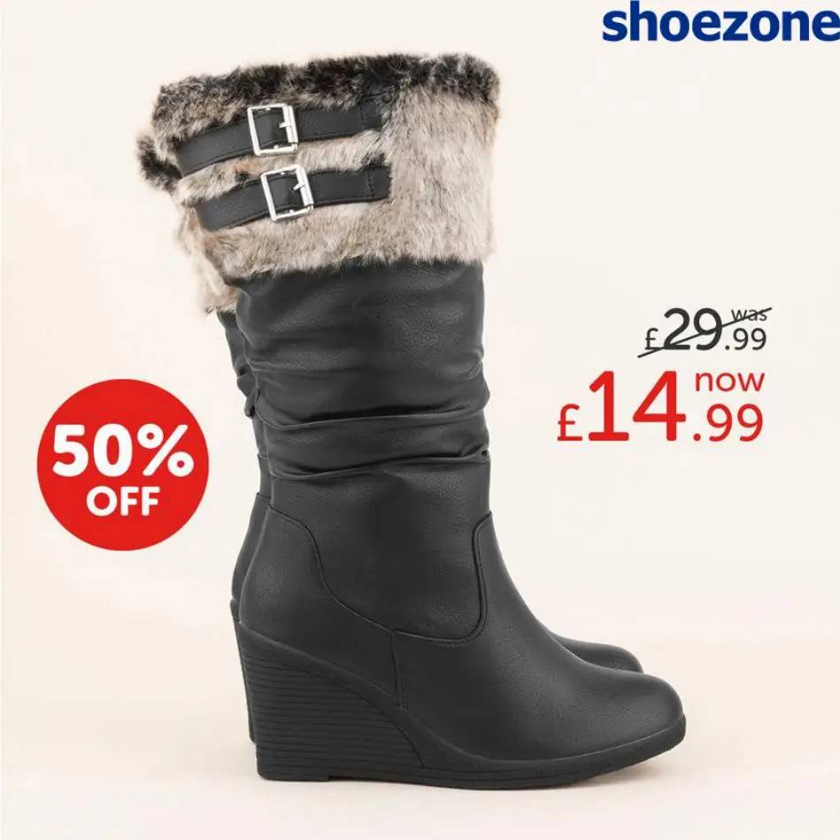 Find a range of top savings in our women's boots sale at Shoe Zone