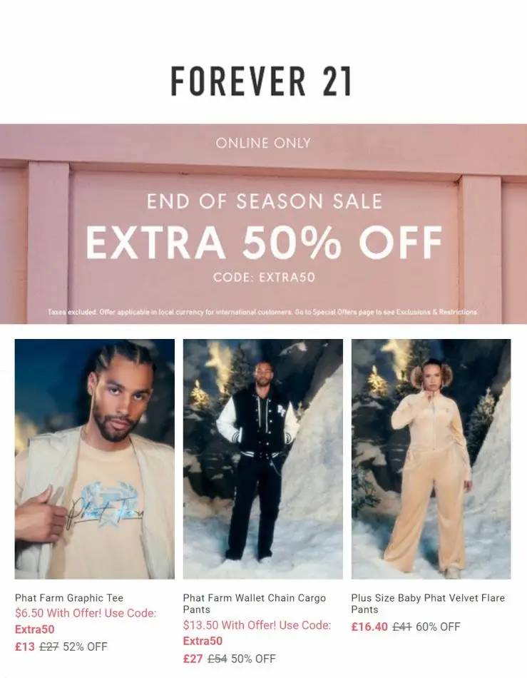 Extra 50% off