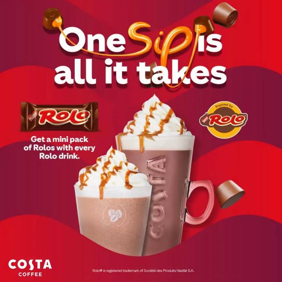 Costa Coffee Menu