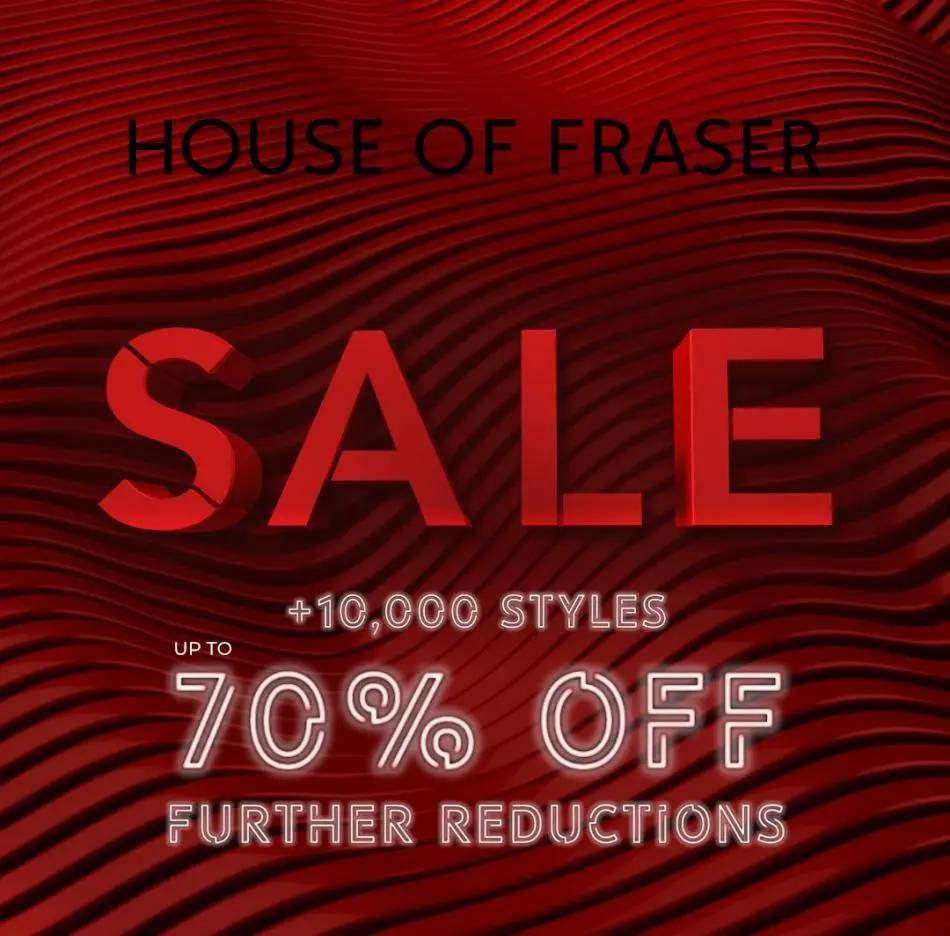 Sale up to 70% off