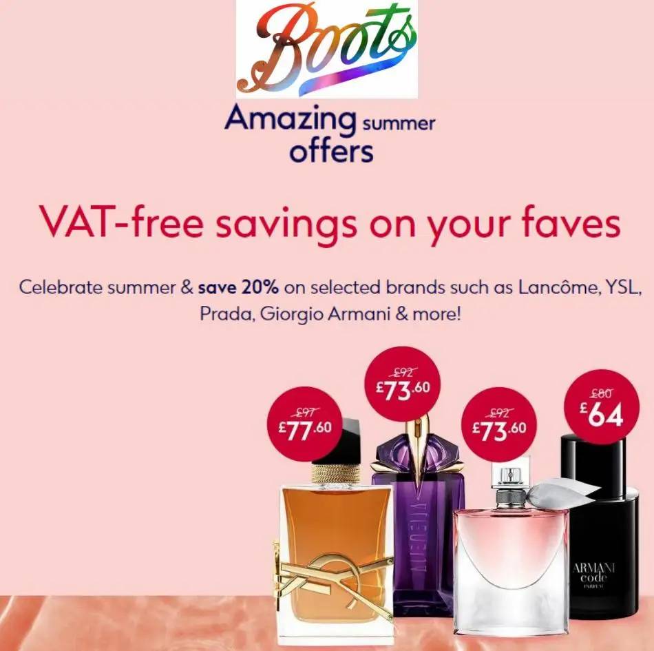 Boots Amazing Summer Offers