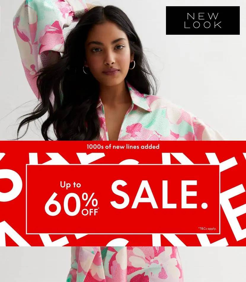 New Look Up to 60% Off