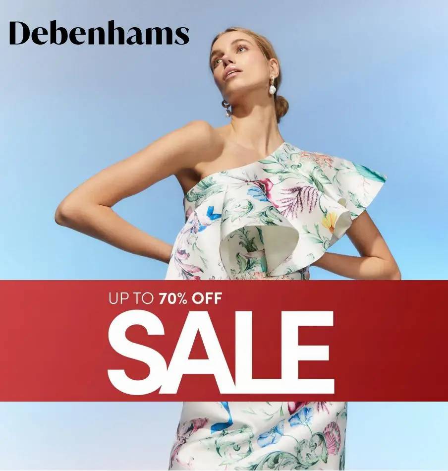 Debenhams up to 70% Off