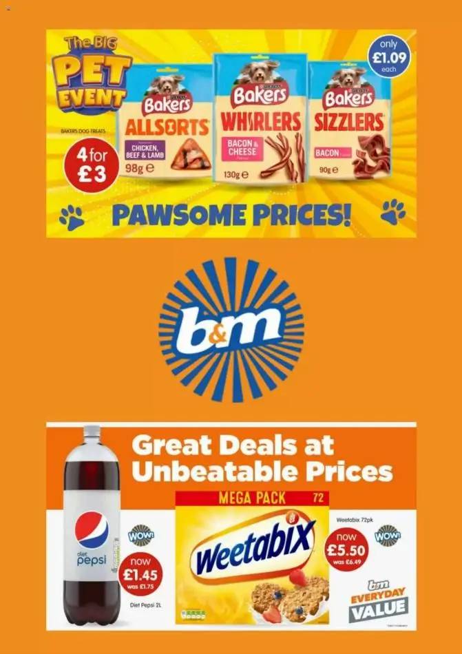 B&M STORES's deals