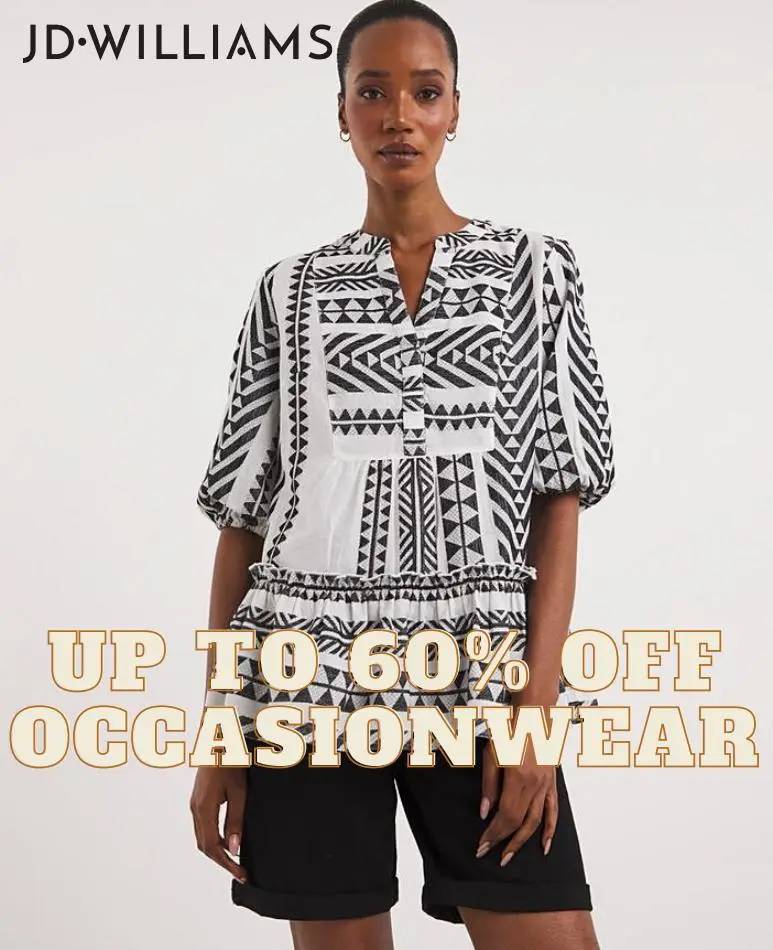 JD Williams up to 60% off occasionwear