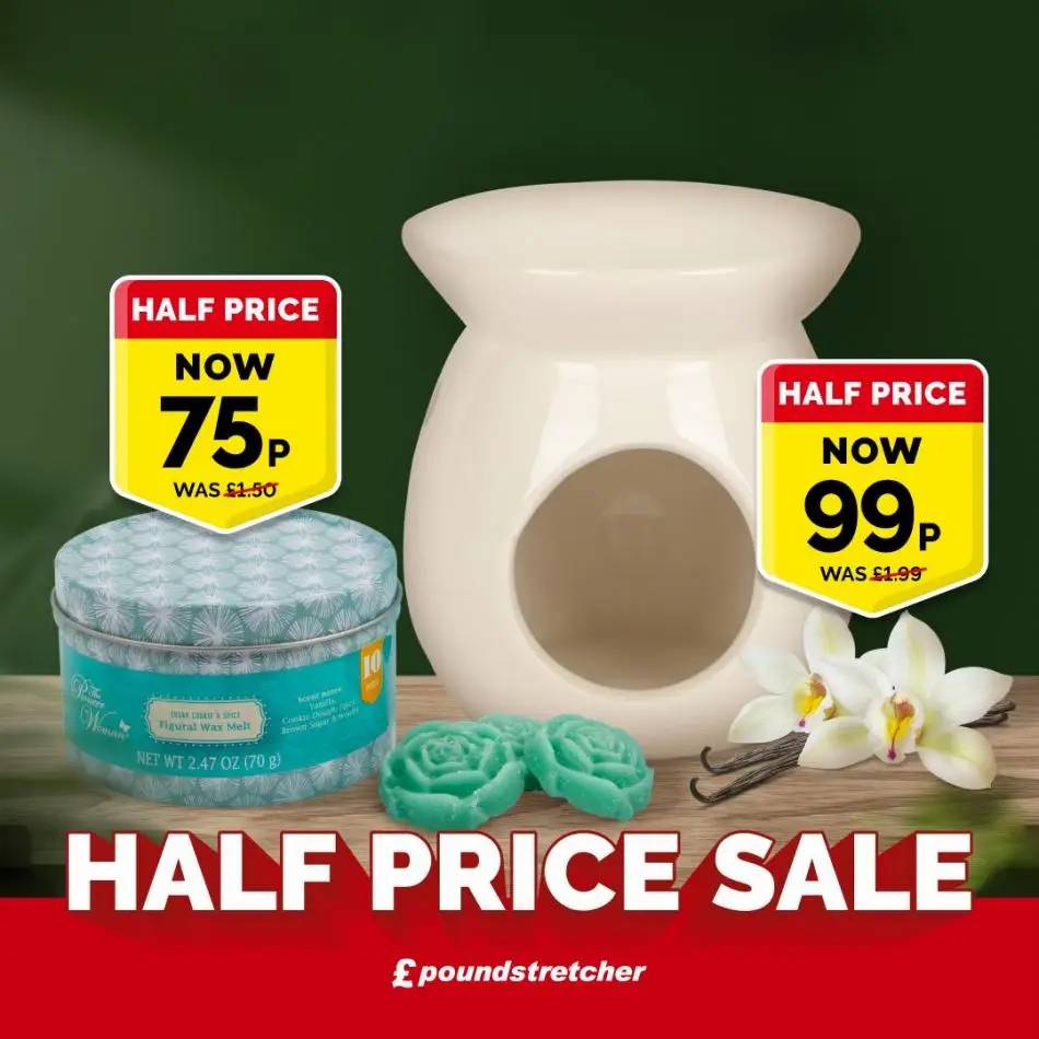 Poundstretcher Half Price Sale