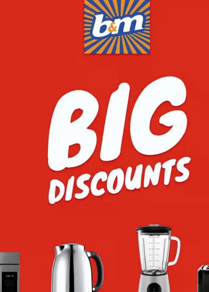 B&M Stores Big Discounts