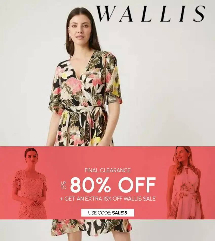 Wallis Final Clearance up to 80% Off