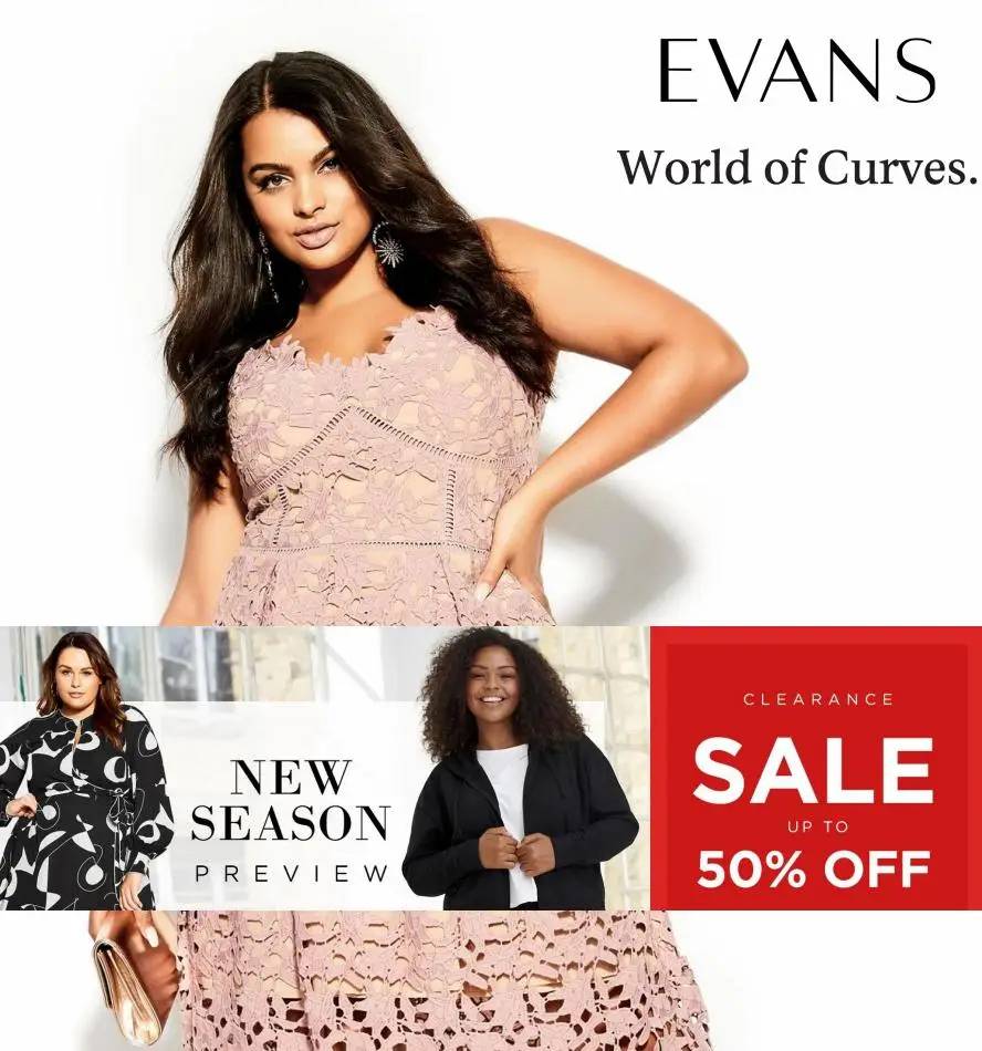 Evans Clearance up to 50% Off