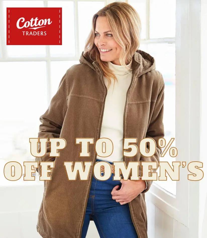 Cotton Traders Up to 50% off Women’s