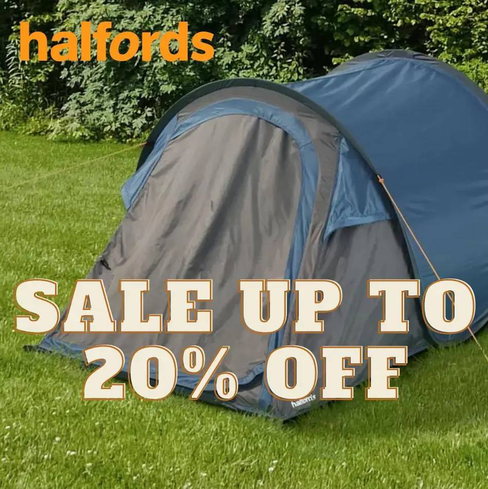 Halfords Sale up to 20% Off