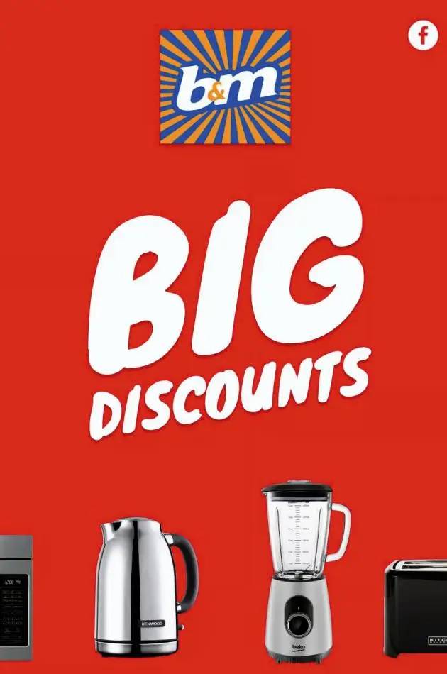 B&M Stores Big Discounts