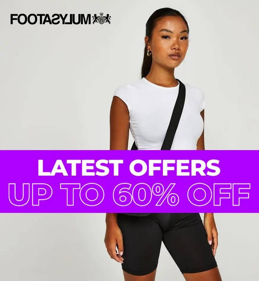 Footasylum Latest Offers up to 60% Off