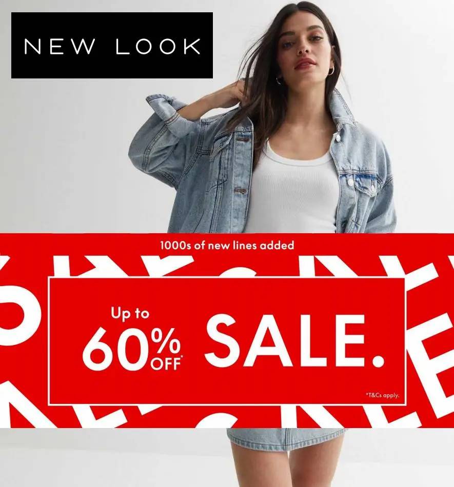 New Look Up to 60% Off