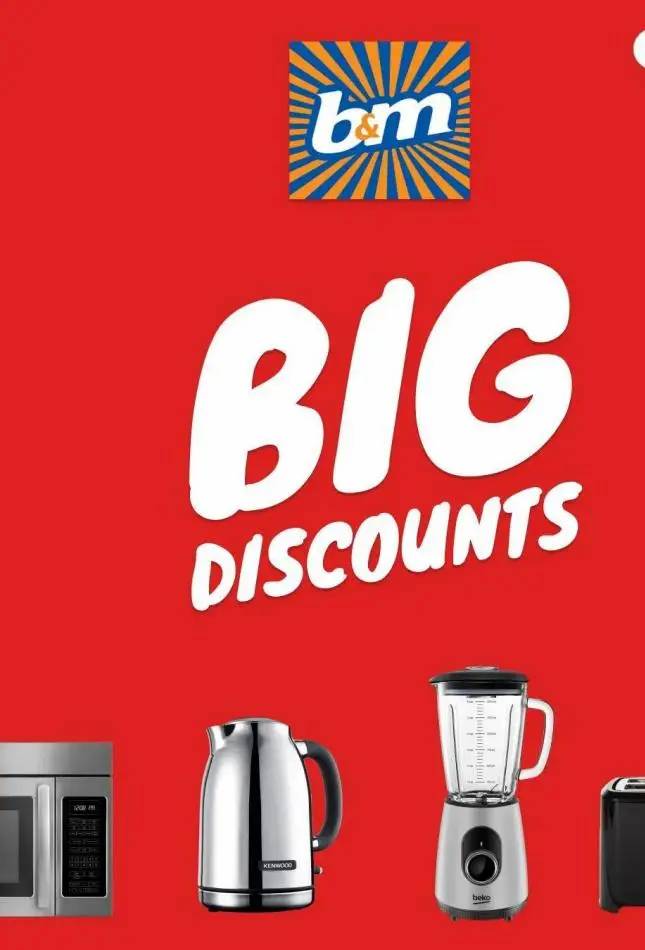 B&M Stores Big Discounts