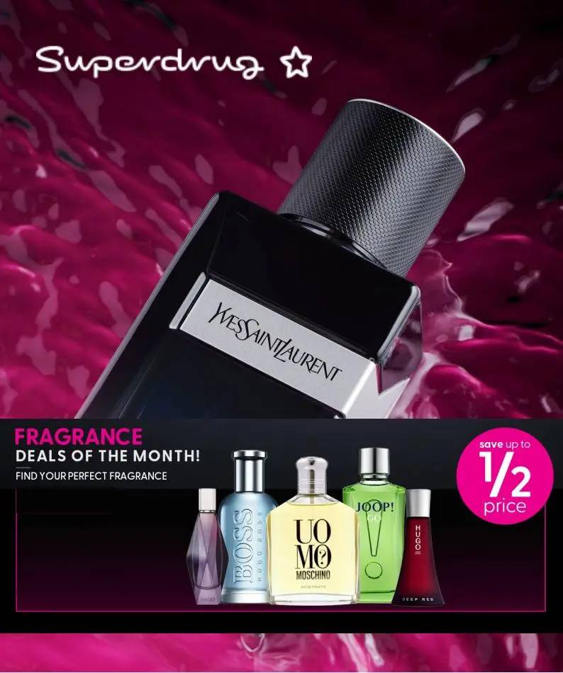 Superdrug Save up to 1/2 Price