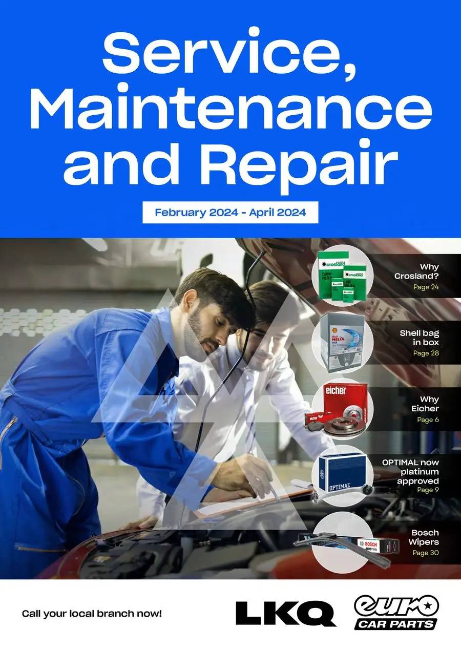 Service, Maintenance and Repair