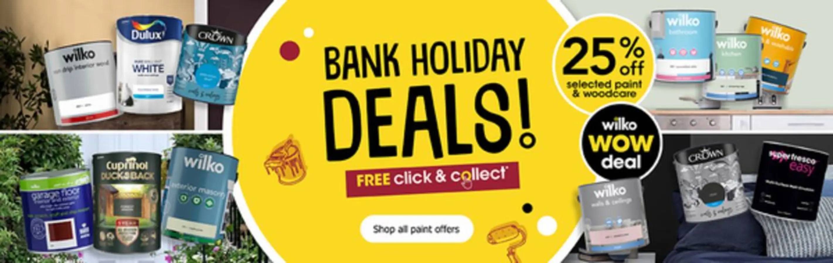 Bank Holiday Deals