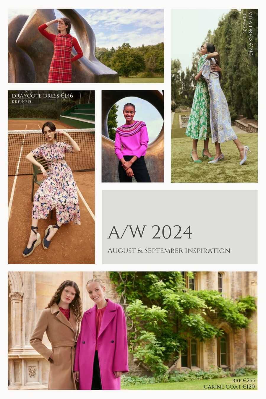 A/W 2024 August & September inspiration