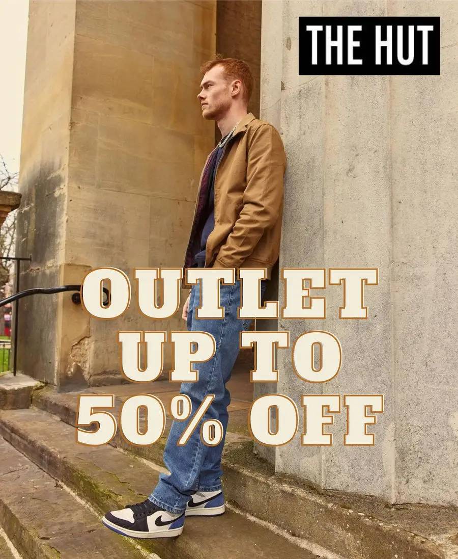 The Hut Outlet up to 50% off