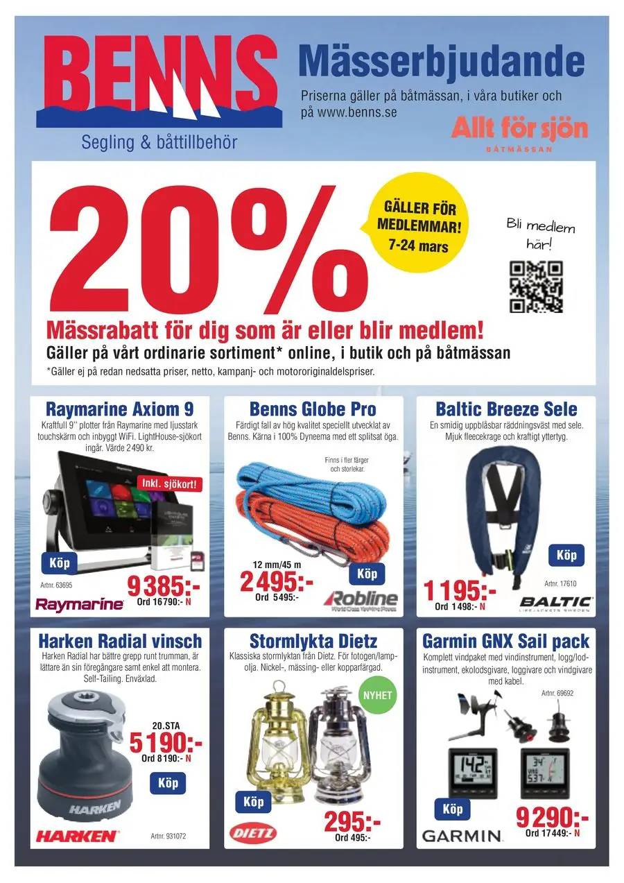 20% off Mässrabatt för dig som är eller blir medlem! 