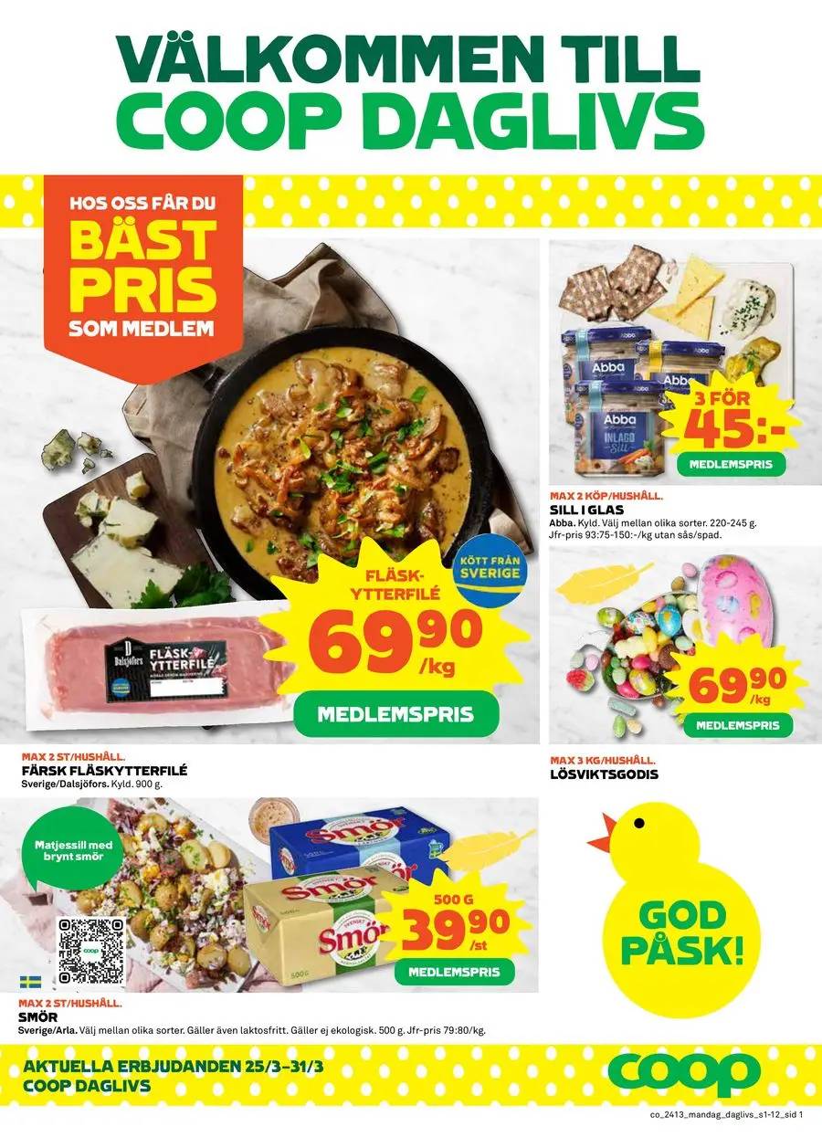 Coop Daglivs reklamblad