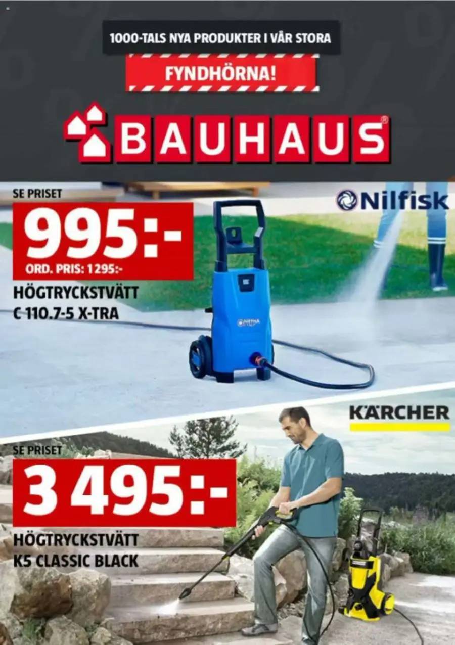 Bauhaus reklamblad 