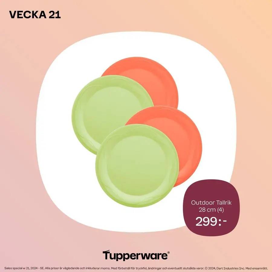 Tupperware reklamblad