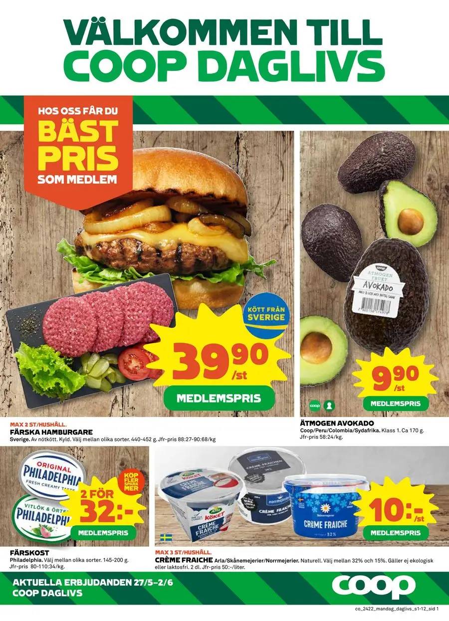 Coop Daglivs reklamblad