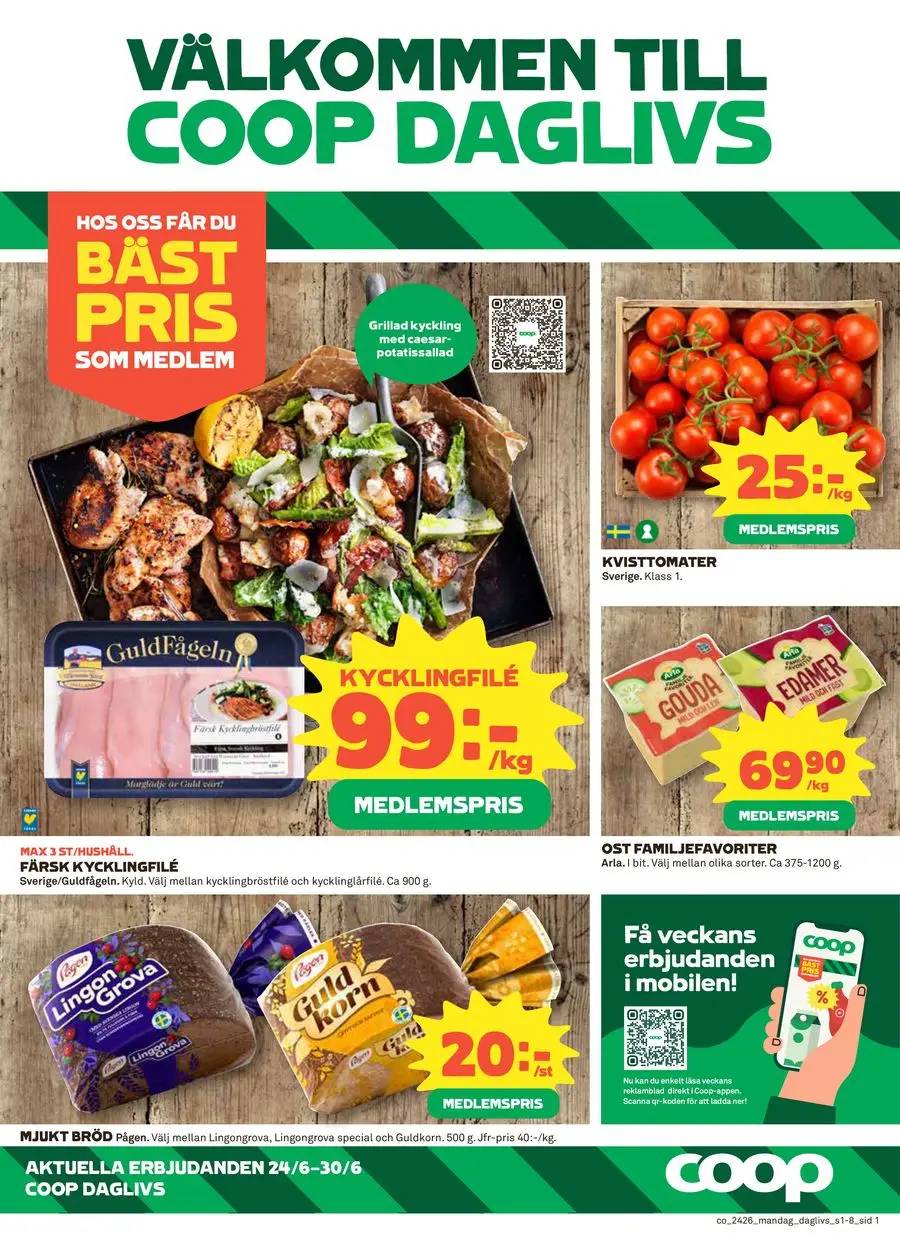 Coop Daglivs reklamblad