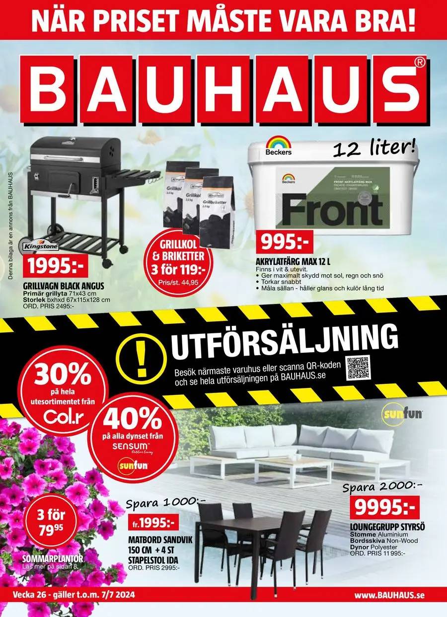 Bauhaus reklamblad 