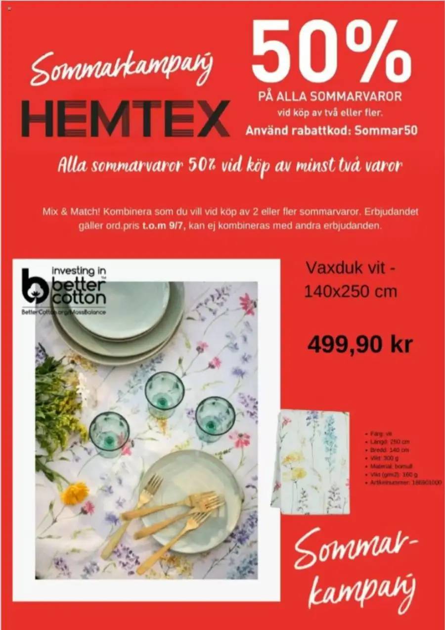 Hemtex reklamblad