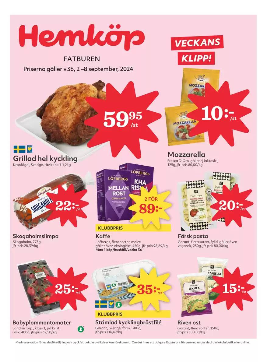 Fantastiska rabatter på utvalda produkter