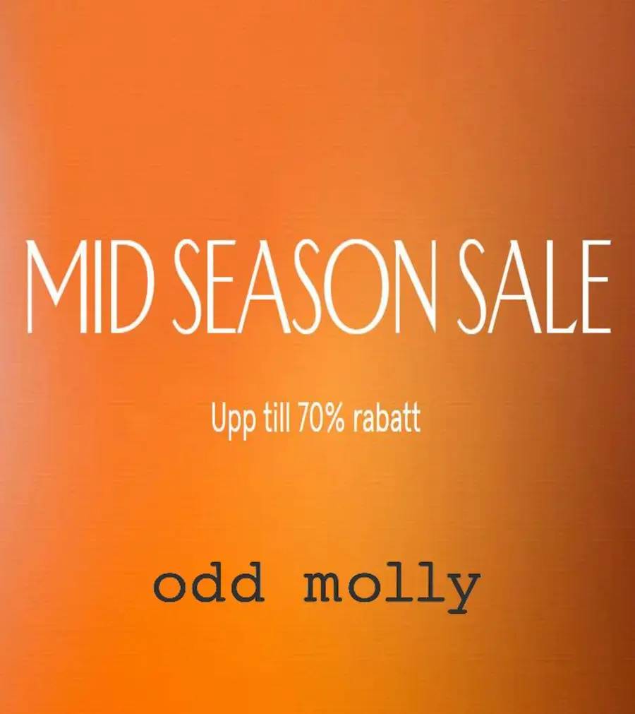 Odd Molly Mid Season Sale